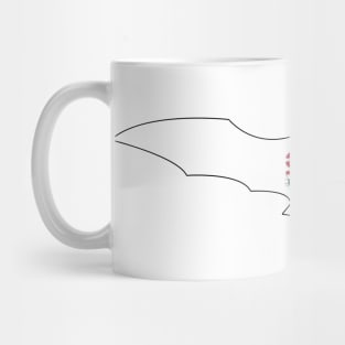 Illinois Bat Flag Mug